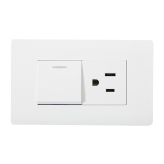 Tomacorriente + Interruptor B