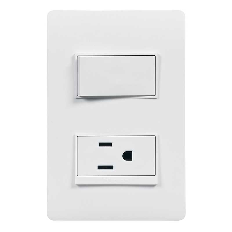 Tomacorriente + Interruptor 