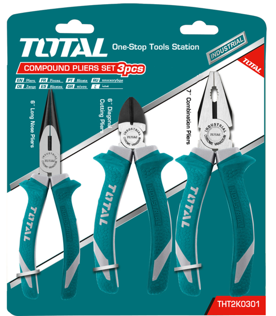 Juego De Alicates Indust 3PZ 