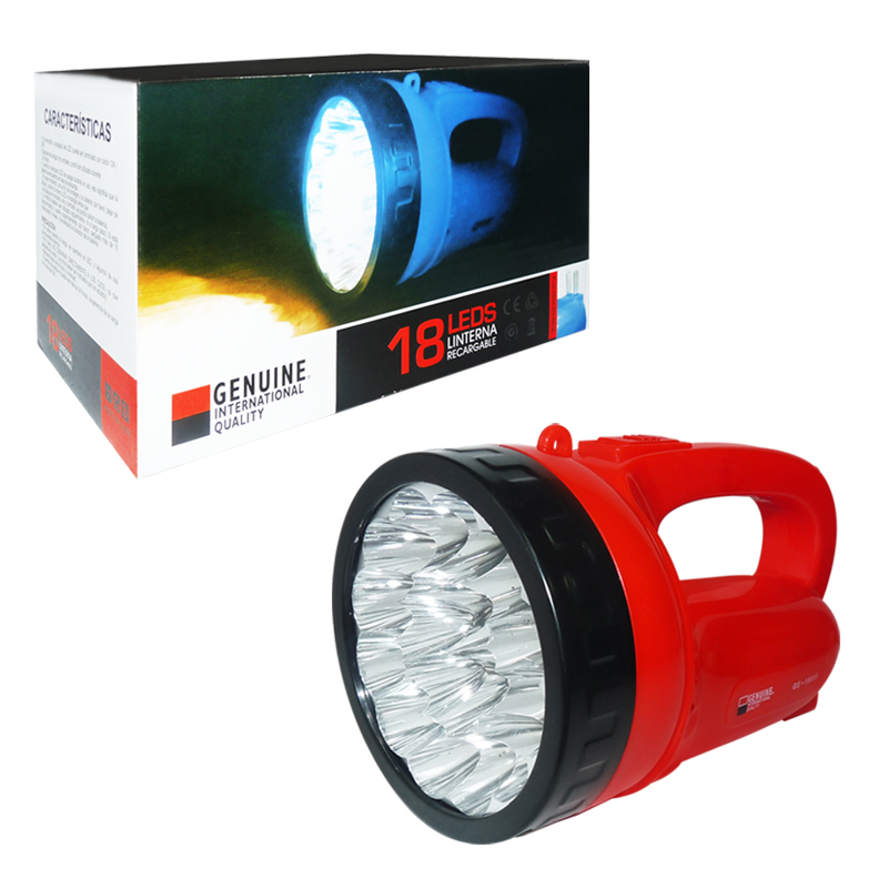 Linterna 18 Led Recargable