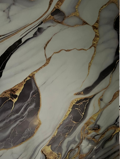 Plancha Decorativa Grafito Beta Dorada