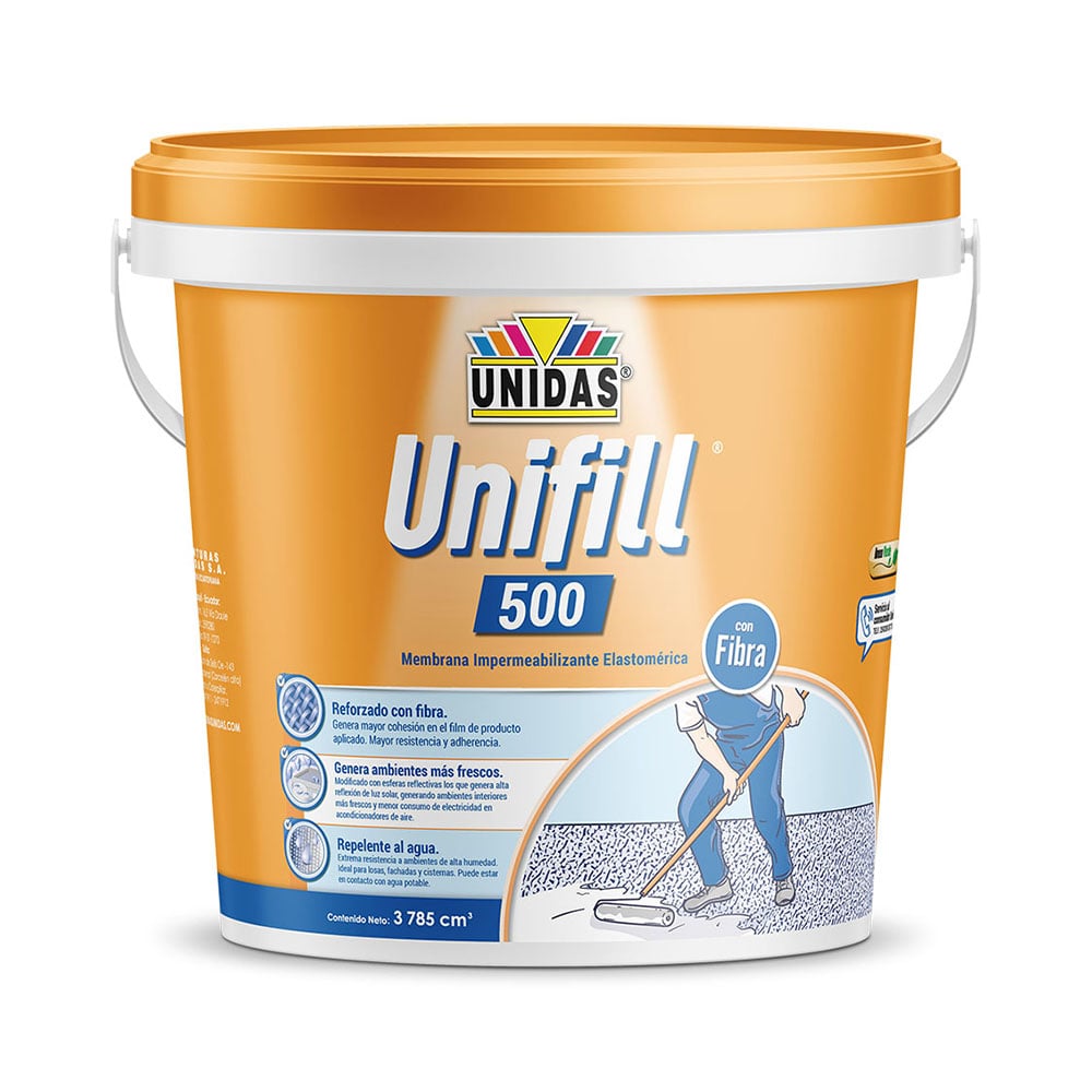 Unifill Impermeabilizante Blanco 500GL